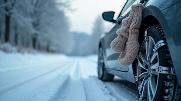 Les chaînes et chaussettes 215/55 R16, indispensables cet hiver